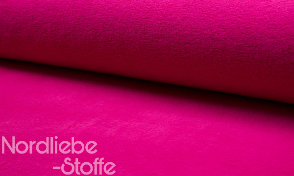 Baumwoll Fleece ~ Fuchsia